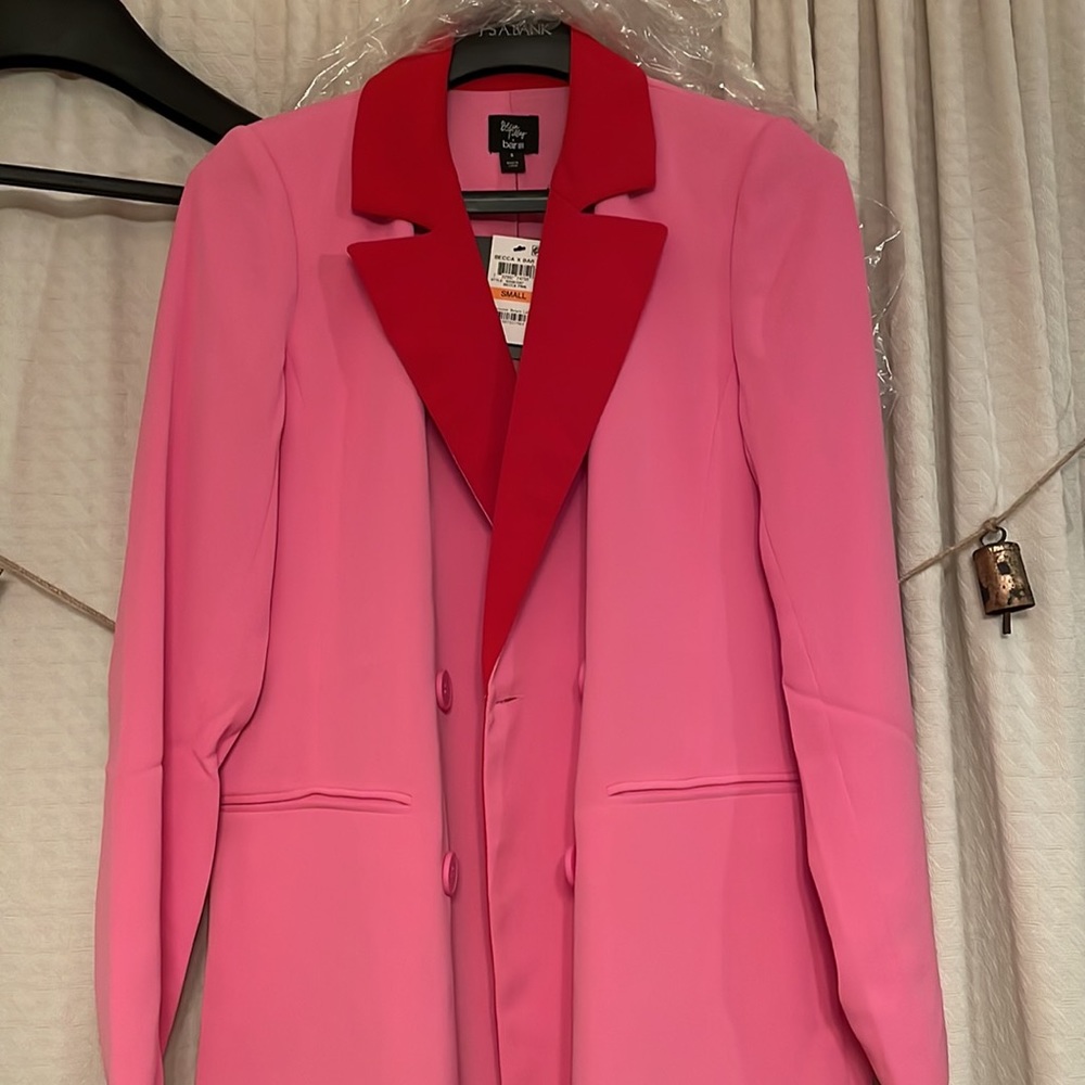 Bar lll pink duster jacket